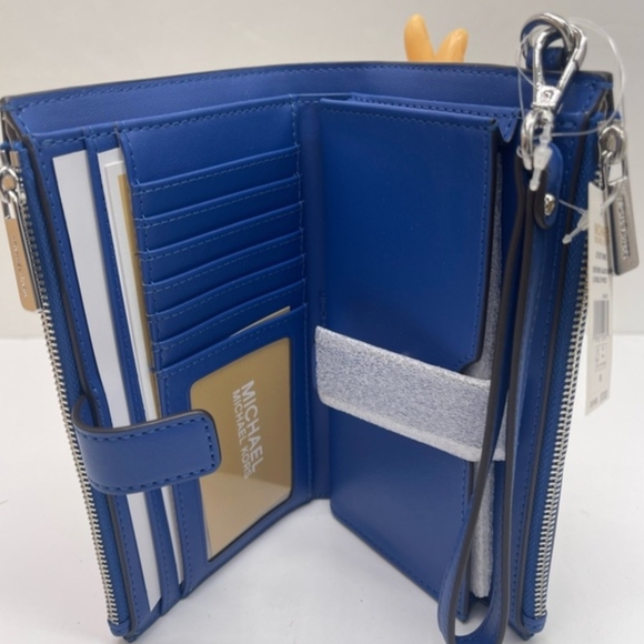 MICHAEL Michael Kors Ombre Blue Wristlet - Picture 7 of 10